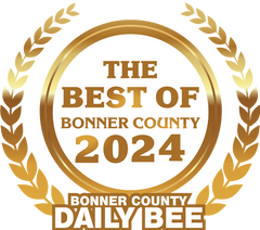 Bonner County Daily Bee 2011–2025 award seal
